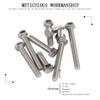 M6 Hex Bolts, Silver Stainless Steel, Fully Threaded, M6 × 40 mm, 10-Pack view 3