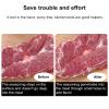 fxwtich Ergonomic Stainless Steel Meat Tenderizer Hammer, Double-Sided, Gold view 3