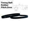 Rubber Transmission Belt for 3D Printers, 2GT 2M Timing Belt, 10 mm Wide (170 mm) view 2