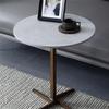 GLMGBP Modern Round Side Table with Stone Top, 40 x 50 cm view 1
