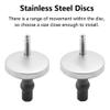 Universal Toilet Seat Hinges, 2 Quick-Release Top-Mount Stainless Steel Hinges, Replacement Set with Expansion Bolts and Screws, 45 mm Diameter (Upgraded) view 3