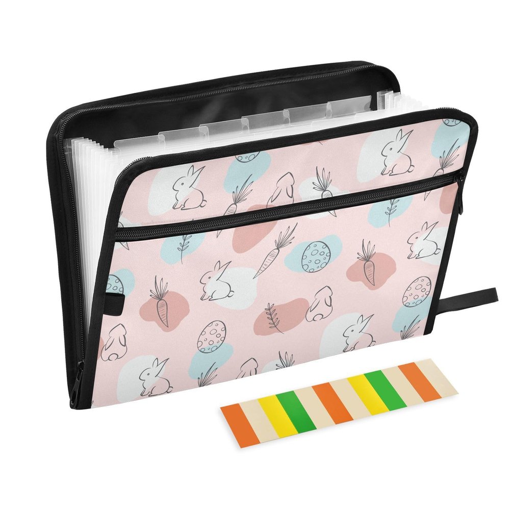 Rabbit and Easter Egg Expanding File Folder, A4/Letter Size