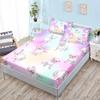 Fitted Sheet 140 x 200 cm, Beige Pink Dog, with 2 Pillowcases 50 x 75 cm view 1