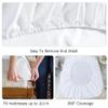 Fitted Sheet 140 x 200 cm, Beige Pink Dog, with 2 Pillowcases 50 x 75 cm view 4