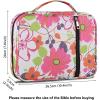 Hixingo Fabric Book Sleeve with Zipper, Succulent, 7.28 × 22 cm view 2
