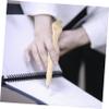 SEWACC Bone-Shaped Ballpoint Pens, 8-Pack, PP, Beige view 3