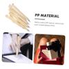 SEWACC Bone-Shaped Ballpoint Pens, 8-Pack, PP, Beige view 4