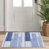 ZUZEKU Non-Slip Hallway Runner Rug, 110 x 400 cm, Light Gray-Blue view 4