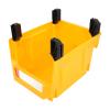 Hyuduo 2-in-1 Wall-Mounted Garage Organizer, Yellow view 1