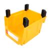 Hyuduo 2-in-1 Wall-Mounted Garage Organizer, Yellow view 2