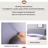 IBOWZ Velvet Stretch Headboard Cover for Queen and King Beds view 4