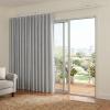 hoeflife Room Divider Blackout Curtain with Hooks, Light Gray, 457.2 x 274.3 cm (W x H) view 2