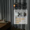 hoeflife Room Divider Blackout Curtain with Hooks, Light Gray, 457.2 x 274.3 cm (W x H) view 4