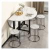 ZzERTE Folding Extendable Dining Table with 6 Wheels, 120 cm/47.2 in view 2