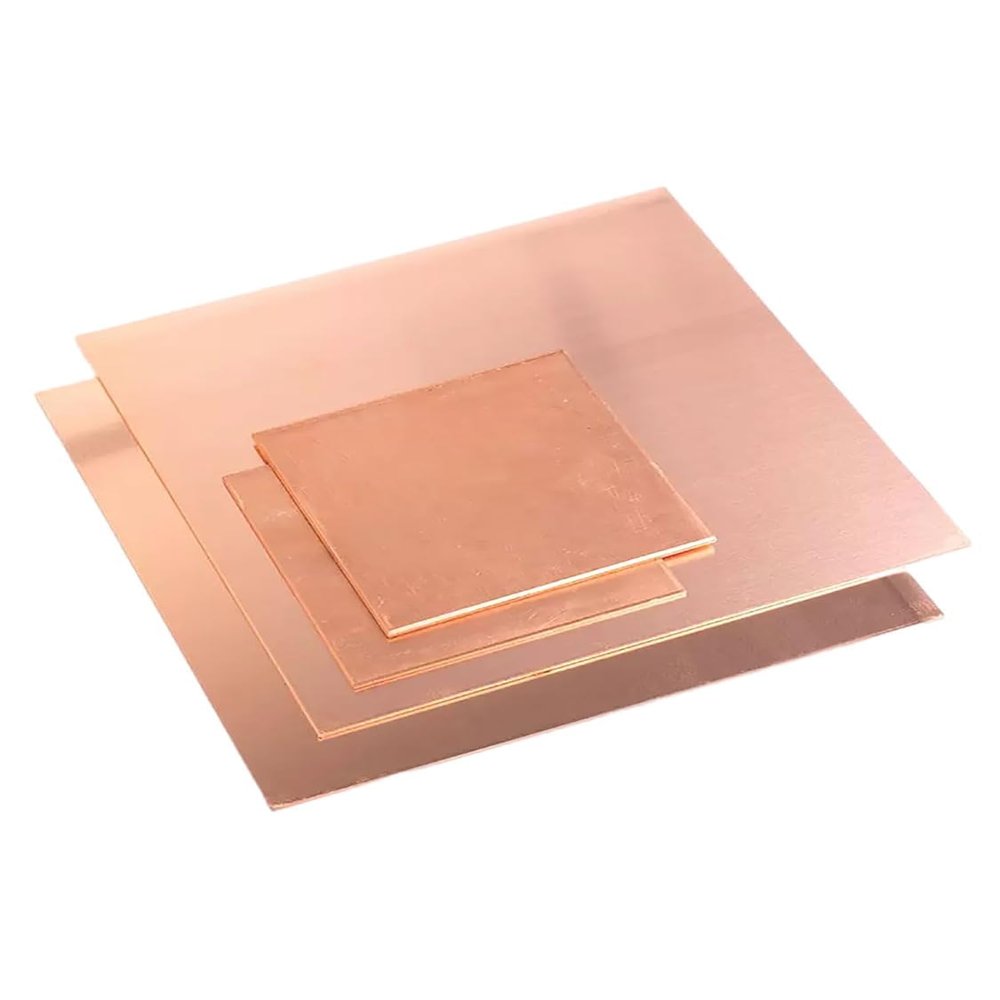Pure Copper Sheet, 2.5 mm Thick, 50 × 100 mm