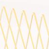 Triangular Metal File and Magazine Holder with 10 Compartments, Gold view 4