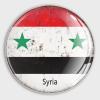 Evans1nism Glass Magnets with “It's in My DNA Syrian Flag” Design view 1