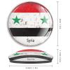 Evans1nism Glass Magnets with “It's in My DNA Syrian Flag” Design view 3