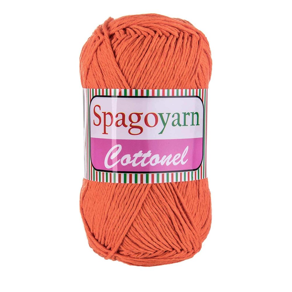 100 g Cottonel Solid-Color Knitting & Crochet Yarn