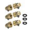3-Set 3/4-Inch Water Hose Repair Kit with Male and Female Garden Connectors view 1