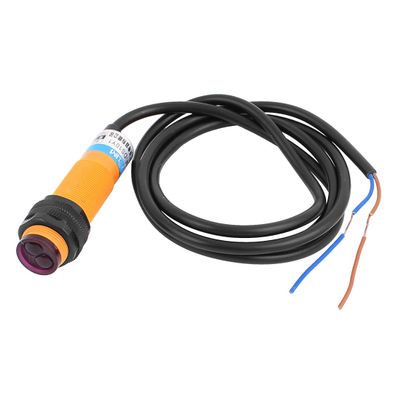 MCQWOMFQAK E3F-DS10Y1 AC 90-250V NO Photoelectric Sensor Switch with 1 m Cable, xiaguolingsm