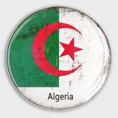 Evans1nism Algeria Flag Refrigerator Magnets, Cute International Holiday Magnets for Whiteboards and Lockers, 4