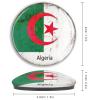 Evans1nism Algeria Flag Refrigerator Magnets, Cute International Holiday Magnets for Whiteboards and Lockers, 4 view 3