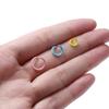 100-Piece Open Metal Rings for DIY Jewelry, Black, 10 mm view 2