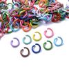 100-Piece Open Metal Rings for DIY Jewelry, Black, 10 mm view 3