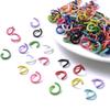 100-Piece Open Metal Rings for DIY Jewelry, Black, 10 mm view 4