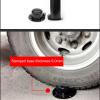 DLAZUM Parking Delineator Posts, Removable Ground-Mounted Steel Bollards, 3-Pack, 75 cm/29.5 in view 4