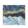 TINAIWAN Blue Marble Gold Glitter Dish Drying Mat, 18 x 16 in view 1