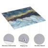 TINAIWAN Blue Marble Gold Glitter Dish Drying Mat, 18 x 16 in view 4