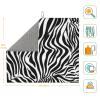 TINAIWAN Zebra Pattern Dish Drying Mat, 41 x 46 cm view 3