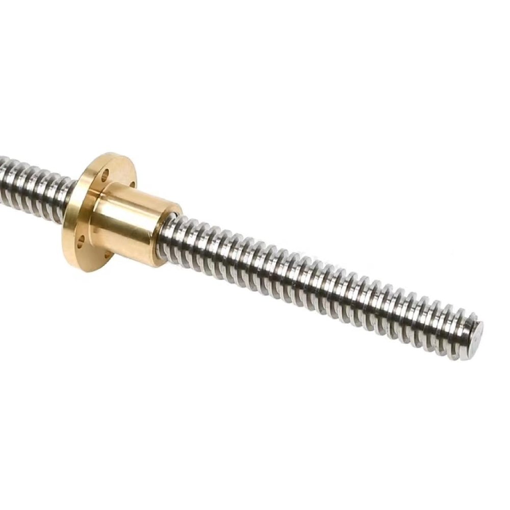 Coavoo T8 x 6 Lead Screw, 8 mm x 500 mm, with Brass Nut, for 3D Printer Z-Axis