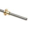 Coavoo T8 x 6 Lead Screw, 8 mm x 500 mm, with Brass Nut, for 3D Printer Z-Axis view 1