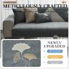 Tauzveok Chenille Sofa Cover for 3-Seater Sofas, Non-Slip Sofa Protector, Gray, 70 × 120 cm view 4