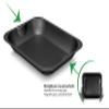 FORMEGOLOSE Roaster, 35 x 28 cm, Black Steel with Nonstick Coating view 2