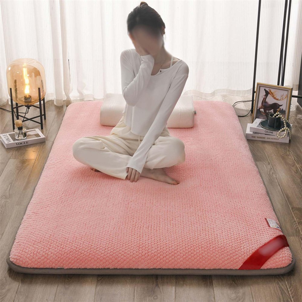 MAYFABD Japanese Tatami Futon Mattress, Quilted Folding Floor Mattress, Extra Thick, 90 x 200 cm