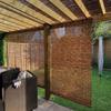 WOGTITYI Natural Bamboo Outdoor Roller Blind, Weather-Resistant, 50 x 130 cm view 2