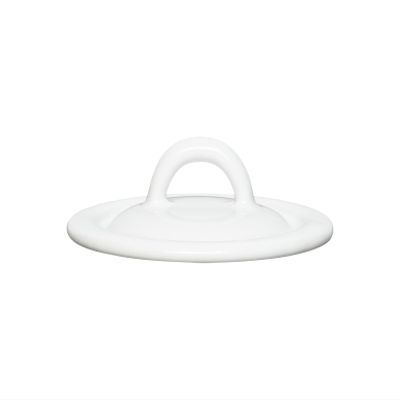 Riess 0268-033 Enamel Lid, 8 cm Diameter, Classic White