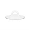 Riess 0268-033 Enamel Lid, 8 cm Diameter, Classic White view 1