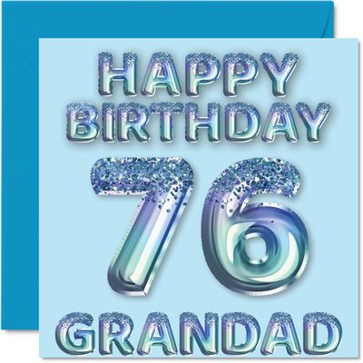 Stuff4 76th Birthday Card for Grandfather