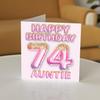 Stuff4 74th Birthday Card for Aunt view 3