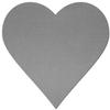 Gray Felt Heart – Décor & Crafts, 3–60 cm view 1