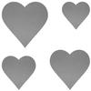 Gray Felt Heart – Décor & Crafts, 3–60 cm view 2