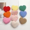 Wambere 20-Piece 4.5 x 4 cm Plush Heart-Shaped Sew-On Patches, Blue view 4