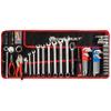 Powerbuilt 100-Piece Motorcycle Tool Set with Roll-Up Pouch, Roadside Travel Wrench, Ratchet and Sockets - 643028ECE view 1