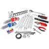 Powerbuilt 100-Piece Motorcycle Tool Set with Roll-Up Pouch, Roadside Travel Wrench, Ratchet and Sockets - 643028ECE view 3