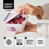 SmartStore Food Storage Containers with Lids, 1.2 L, 2-Pack view 3